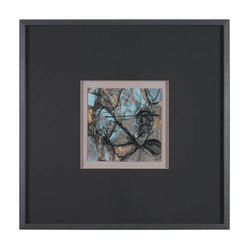 15423 - Passtime IV by Mercana Studio a Hand Embelished Textured Framed Art Print Matted under Glass