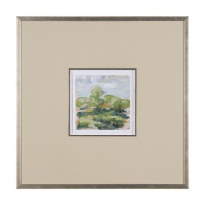 15429 - Vibrant View II by Mercana Studio a Hand Embelished Textured Framed Art Print Matted under Glass