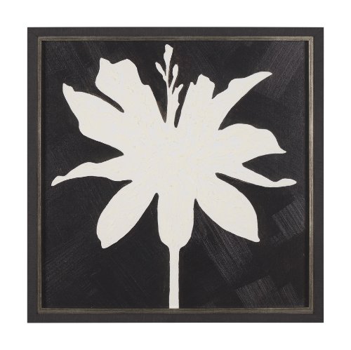 15451 - Floral Silhouettes I by Liz Jardine a Hand Embelished Textured Framed Art Print