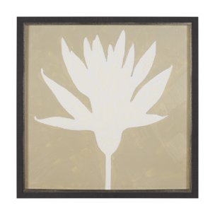 Floral Silhouettes II by Liz Jardine a Hand Embelished Textured Framed Art Print