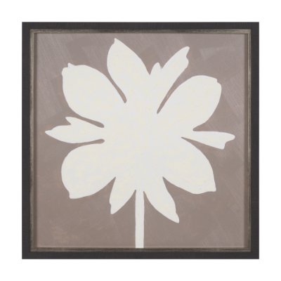 15453 - Floral Silhouettes III by Liz Jardine a Hand Embelished Textured Framed Art Print