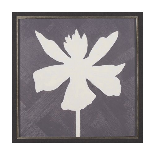 15454 - Floral Silhouettes IV by Liz Jardine a Hand Embelished Textured Framed Art Print