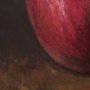102632-L - Lonely Pomegranate by Mercana Studio a Hand Embellished Textured Canvas