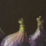 102633-L - Lonely Figs by Mercana Studio a Hand Embellished Textured Canvas