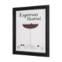 15434 - Espresso Martini by Mercana Studio a Hand Embelished Textured Framed Art Print Matted under Glass