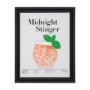 15435 - Midnight Stinger by Mercana Studio a Hand Embelished Textured Framed Art Print Matted under Glass