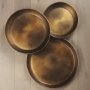 69950 - Eagan 20.0L x 20.0W x 1.8H Brass Aluminium Tray Medium