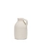 70991 - Tyrus Medium Textured Matte White w/ Speckling Ceramic Vase