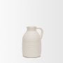 70991 - Tyrus Medium Textured Matte White w/ Speckling Ceramic Vase