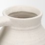 70992 - Tyrus Large Textured Matte White w/ Speckling Ceramic Vase