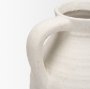 70992 - Tyrus Large Textured Matte White w/ Speckling Ceramic Vase
