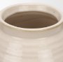 70993 - Tryna Small Beige w/ Matte Brown Ceramic Vase