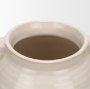 70994 - Tryna Large Beige w/ Matte Brown Ceramic Vase