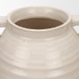 70994 - Tryna Large Beige w/ Matte Brown Ceramic Vase