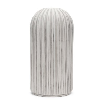 70998 - Ummi Tall Off White w/ Gray Antiquing Ceramic Vase