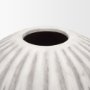 70998 - Ummi Tall Off White w/ Gray Antiquing Ceramic Vase