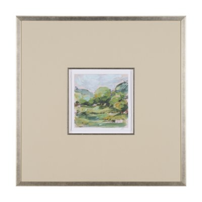 15428 - Vibrant View I by Mercana Studio a Hand Embelished Textured Framed Art Print Matted under Glass