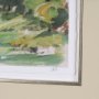 15428 - Vibrant View I by Mercana Studio a Hand Embelished Textured Framed Art Print Matted under Glass