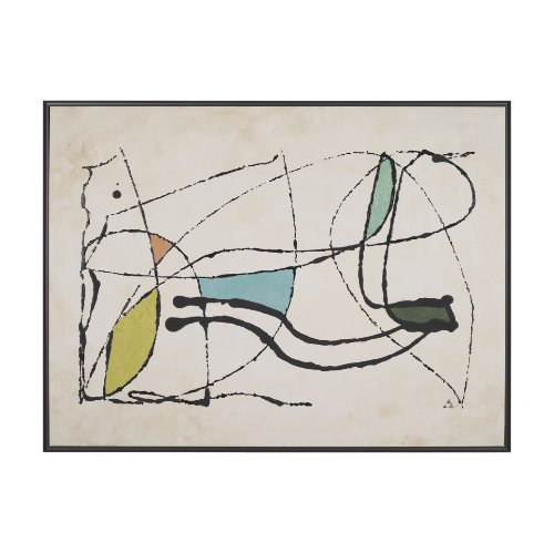 102637-FL - Vintage Vibes II by Mercana Studio a Hand Embellished Textured Framed Canvas