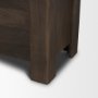71008 - Wallen Solid Dark Brown Wood Curio Cabinet