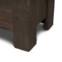71009 - Wallen Solid Dark Brown Wood 3 Drawer Accent Cabinet