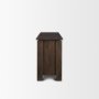 71010 - Wallen 2 Door Solid Dark Brown Wood w/ 3 Drawers Sideboard