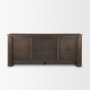 71010 - Wallen 2 Door Solid Dark Brown Wood w/ 3 Drawers Sideboard