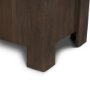 71010 - Wallen 2 Door Solid Dark Brown Wood w/ 3 Drawers Sideboard
