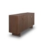 71012 - Varenna 4 Door Dark Brown Wood w/ Rope Handles Sideboard