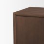 71012 - Varenna 4 Door Dark Brown Wood w/ Rope Handles Sideboard
