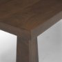71019 - Wolcott Rectangular Dark Brown Solid Wood Bench