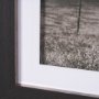 15456 - Longhorn Last Call BW by Nathan Larson Hand Embelished Textured Framed Photo Art Print Matted under 