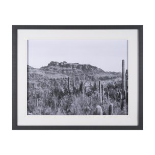 American Borderlands by Nathan Larson Hand Embelished Textured Framed Photo Art Print Matted under G