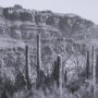 15459 - American Borderlands by Nathan Larson Hand Embelished Textured Framed Photo Art Print Matted under G