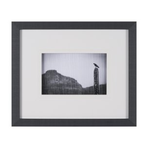 Desert Hunter by Nathan Larson a Hand Embelished Textured Framed Photo Art Print Matted under Glass
