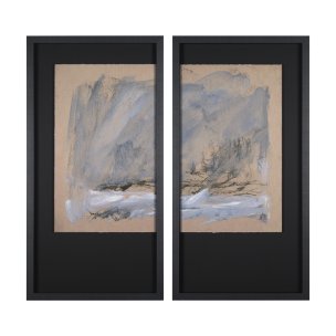 Abstract Landscape by Mercana Studio a Framed Art Print