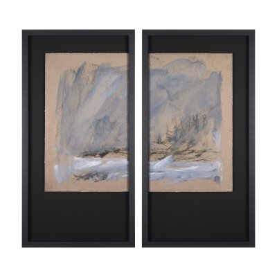 15468 - Abstract Landscape by Mercana Studio a Framed Art Print