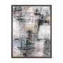 102638-FL - Merge Framed Canvas by Morgan McLaren a Hand Embellished Textured Framed Canvas