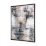 102638-FL - Merge Framed Canvas by Morgan McLaren a Hand Embellished Textured Framed Canvas