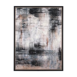 Merge Framed Canvas by Morgan McLaren a Hand Embellished Textured Framed Canvas