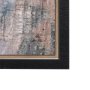 102639-FL - Merge Framed Canvas by Morgan McLaren a Hand Embellished Textured Framed Canvas