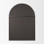 70906 - Tiffany Brushed Black Metal Double Frame Arched Mirror