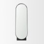 70908 - Tillie Oblong Matte Black Metal Standing Floor Mirror