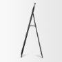 70908 - Tillie Oblong Matte Black Metal Standing Floor Mirror