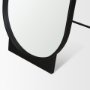70908 - Tillie Oblong Matte Black Metal Standing Floor Mirror