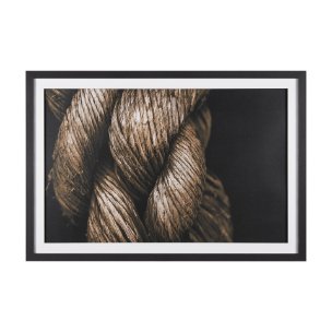 Anchored by Melissa McClain a Hand Embellished Framed Photo Art Print Matted under Glass