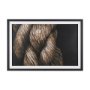 15457 - Anchored by Melissa McClain a Hand Embellished Framed Photo Art Print Matted under Glass
