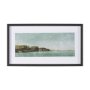 15458 - Coastal Destination by Mercana Studio a Hand Embellished Framed Art Print Matted under Glass