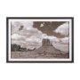 15462 - Monument Valley II Sepia by Debra Van Swearingen a Hand Embellished Framed Photo Art Print Matted un