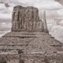 15462 - Monument Valley II Sepia by Debra Van Swearingen a Hand Embellished Framed Photo Art Print Matted un